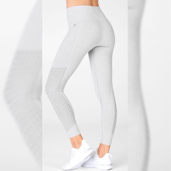 **SOLD** NWT Fabletics Sync High-Waisted Perforated 7/8 - Picture 1 of 3